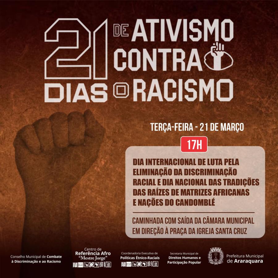 21 Dias De Ativismo Contra O Racismo Celebra Tradições De Matrizes Africanas Prefeitura De 8152