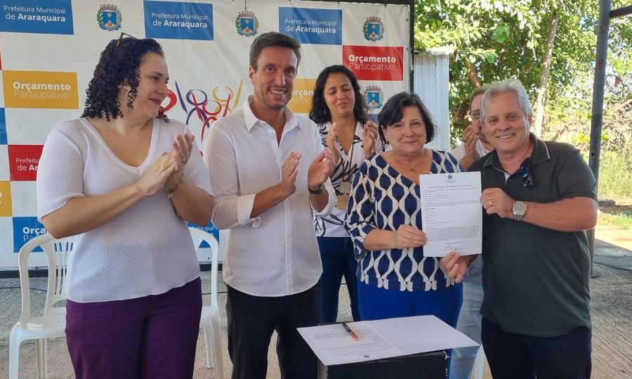 Ordem de serviço para reforma da USF do Jardim Brasília é assinada