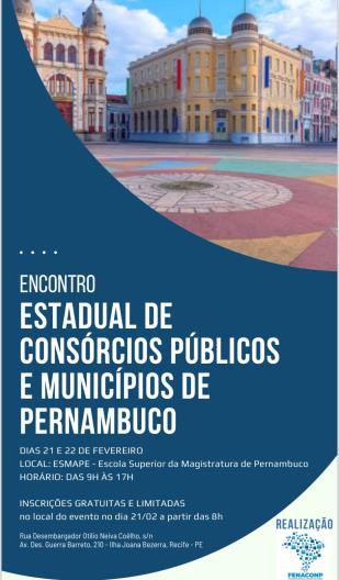 Encontro Estadual de Consórcios Públicos e Municípios de Pernambuco