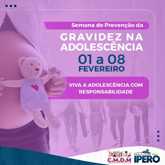 Semana De Preven O Da Gravidez Na Adolesc Ncia Prefeitura De Iper