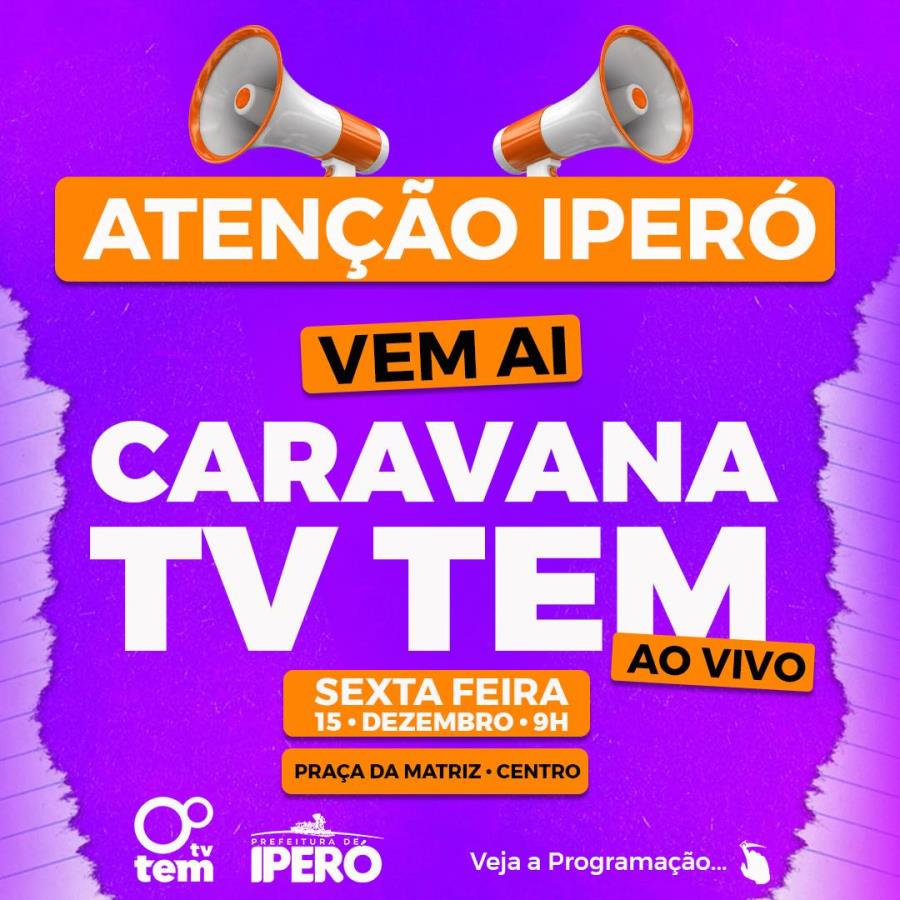 Contamos com a sua presença! - Prefeitura de Iperó