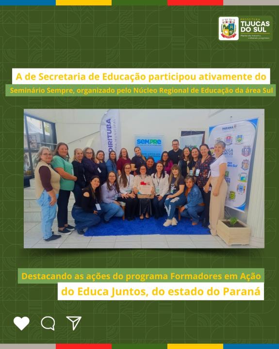 EQUIPE PEDAGÓGICA DA SECRETARIA DE EDUCAÇÃO, DIRETORES E COORDENADORES DO ENSINO FUNDAMENTAL PARTICIPARAM DO SEMINÁRIO "SEMPRE".