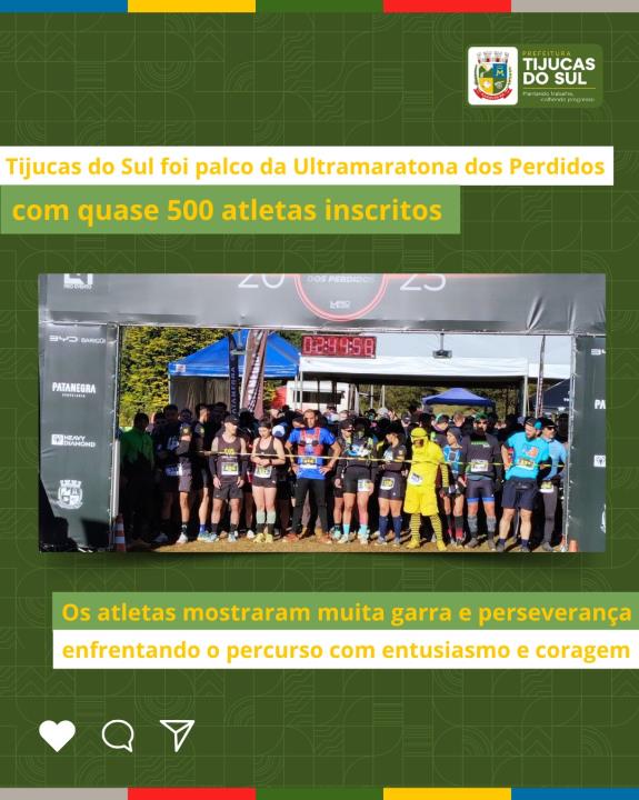 ULTRAMARATONA DOS PERDIDOS AGITA ARAÇATUBA EM TIJUCAS DO SUL COM QUASE 500 ATLETAS
