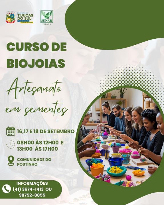 CURSO DE BIOJOIAS