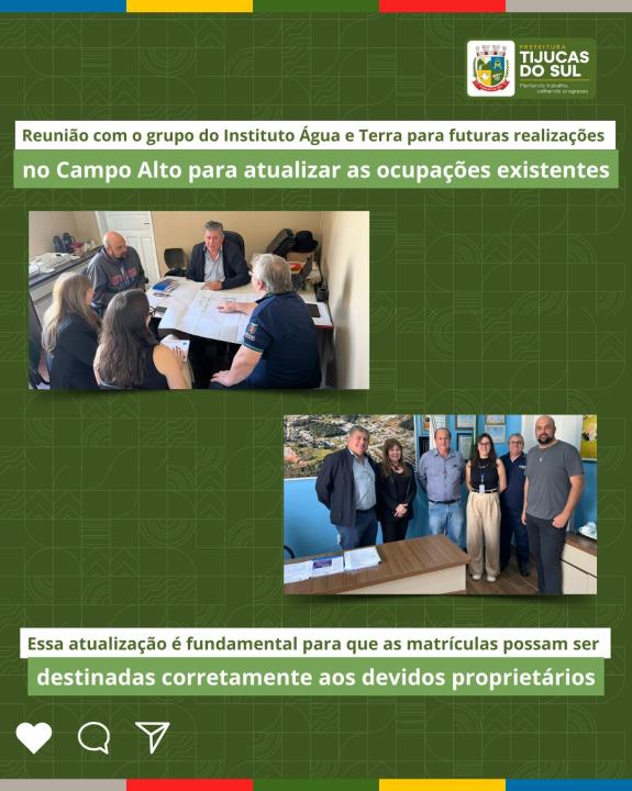 O INSTITUTO ÁGUA E TERRA ESTÁ DESENVOLVENDO UM TRABALHO IMORTANTE NA REGIÃO DO CAMPO ALTO