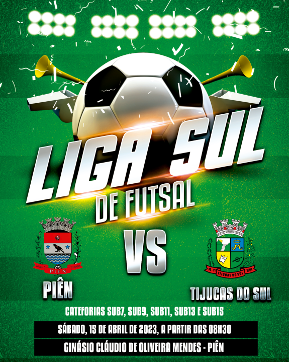 Tijucas do Sul x Piên na Liga Sul de Futsal