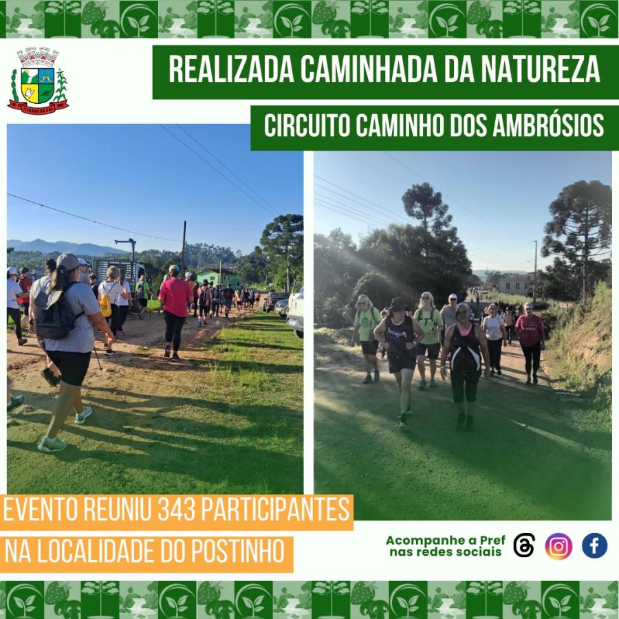 Realizada a Caminhada da Natureza