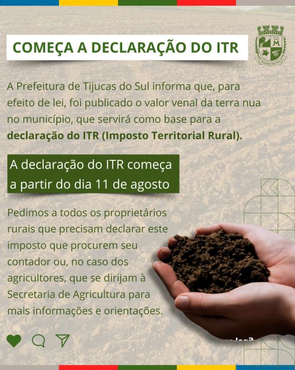 ATENÇÃO, PRODUTORES RURAIS DE TIJUCAS DO SUL!!