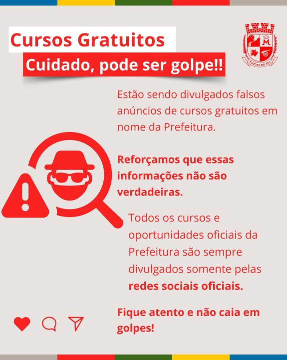 AVISO IMPORTANTE!
