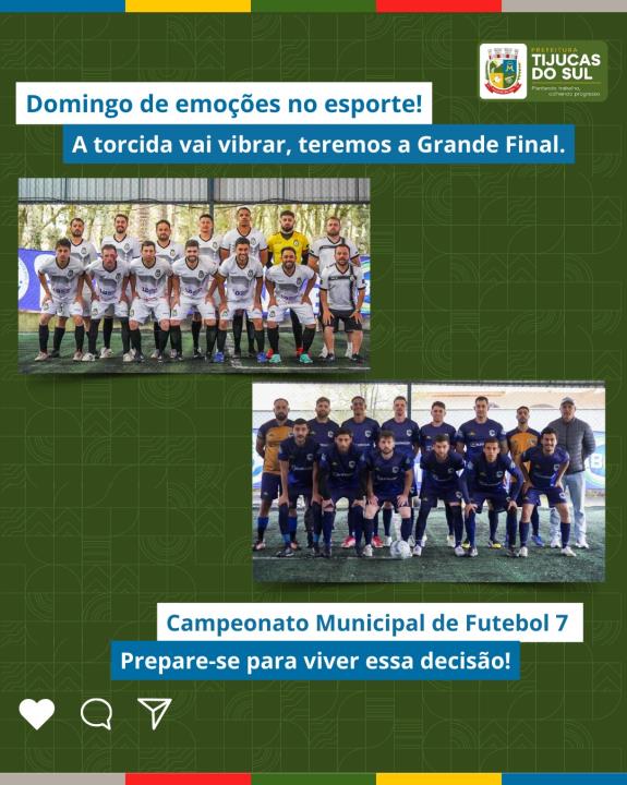 FINAL DO CAMPEONATO MUNICIPAL DE FUTEBOL 7 DE TIJUCAS DO SUL