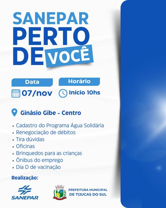 Divulgação do item da agenda