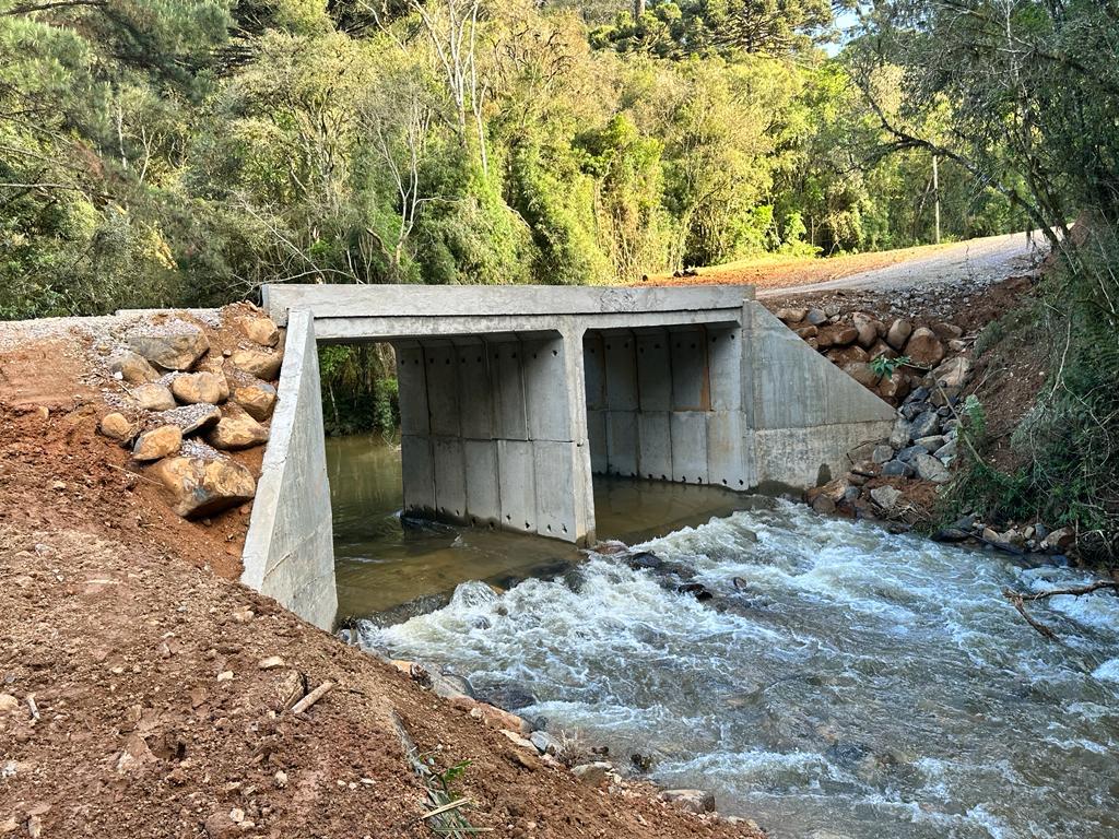 Inauguração ponte Ribeirão do Mel