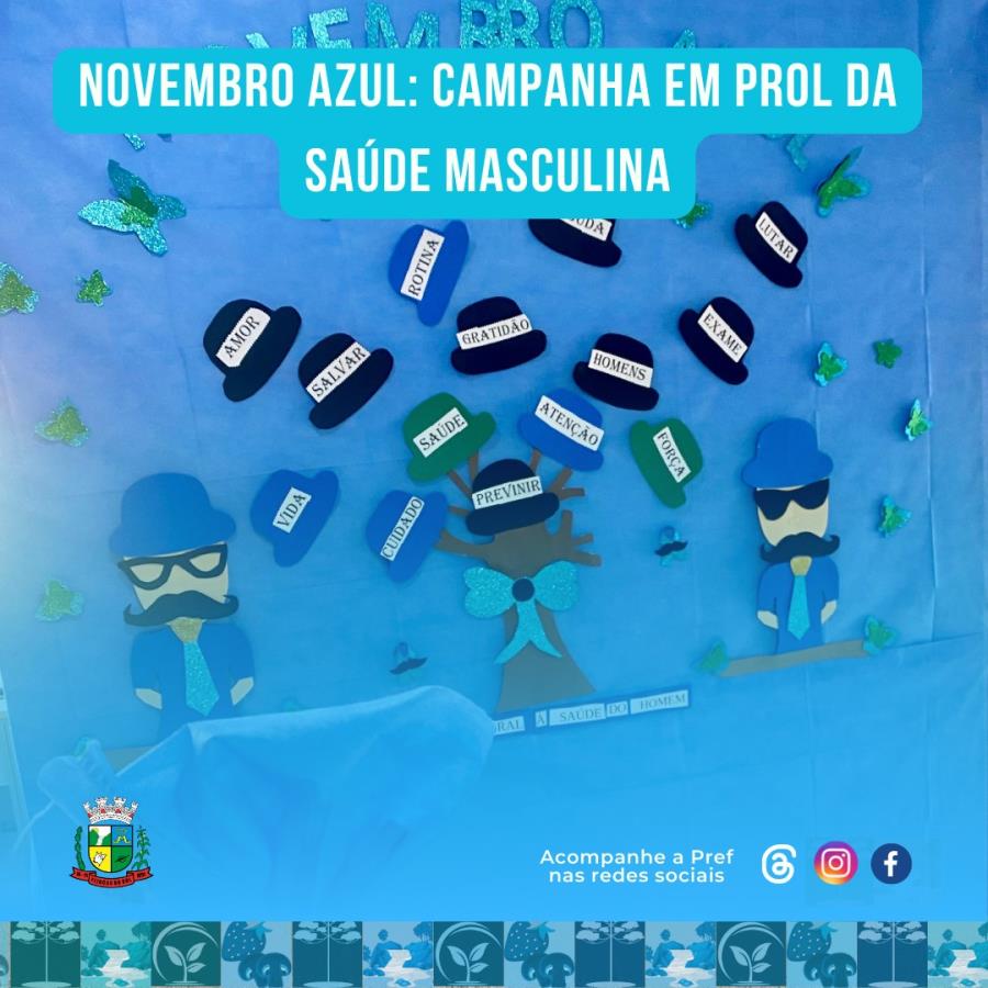 DIA D NOVEMBRO AZUL: SAÚDE DO HOMEM