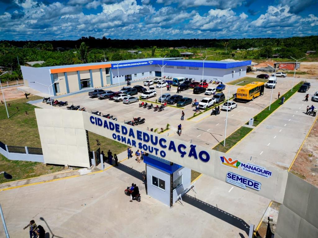 Prefeitura de Manaquiri lança obra de escola com 13 salas de aula na Cidade da Educação.