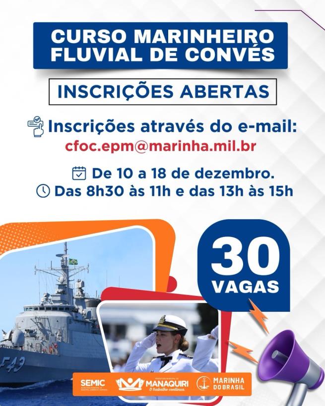 Curso de Marinheiro Fluvial de Convés