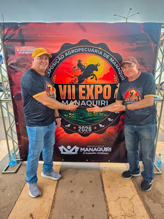 Manaquiri dá início à VII Expo Manaquiri com adesivaço e anúncio de grandes atrações.