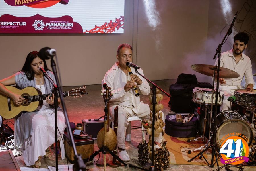 Manaquiri 41 Anos - Noite cultural na Praça Central