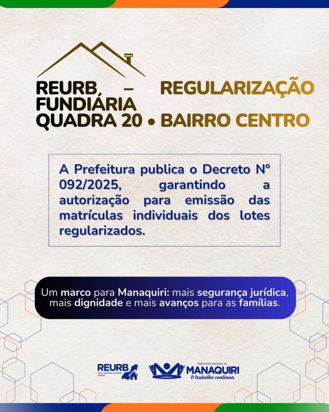 Prefeitura de Manaquiri avança na Regularização Fundiária Urbana