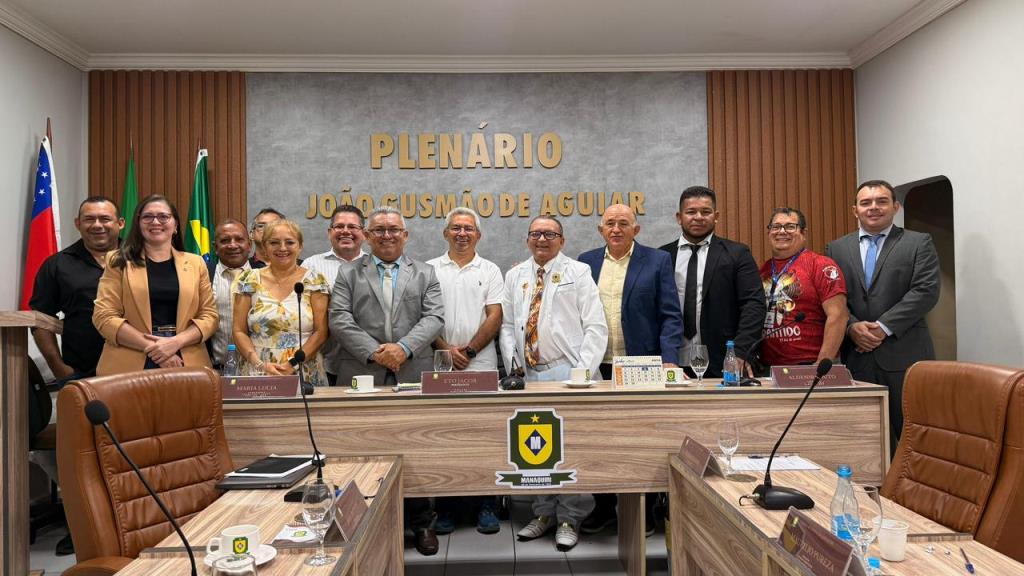 Prefeitura de Manaquiri participa de audiência pública e sessão solene na Câmara Municipal.