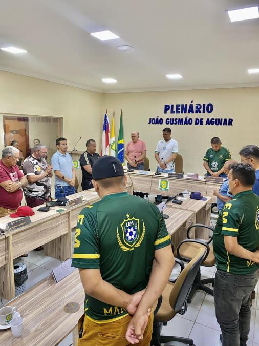 Reunião da Liga Esportiva de Manaquiri com Presidentes de Clubes de Futebol