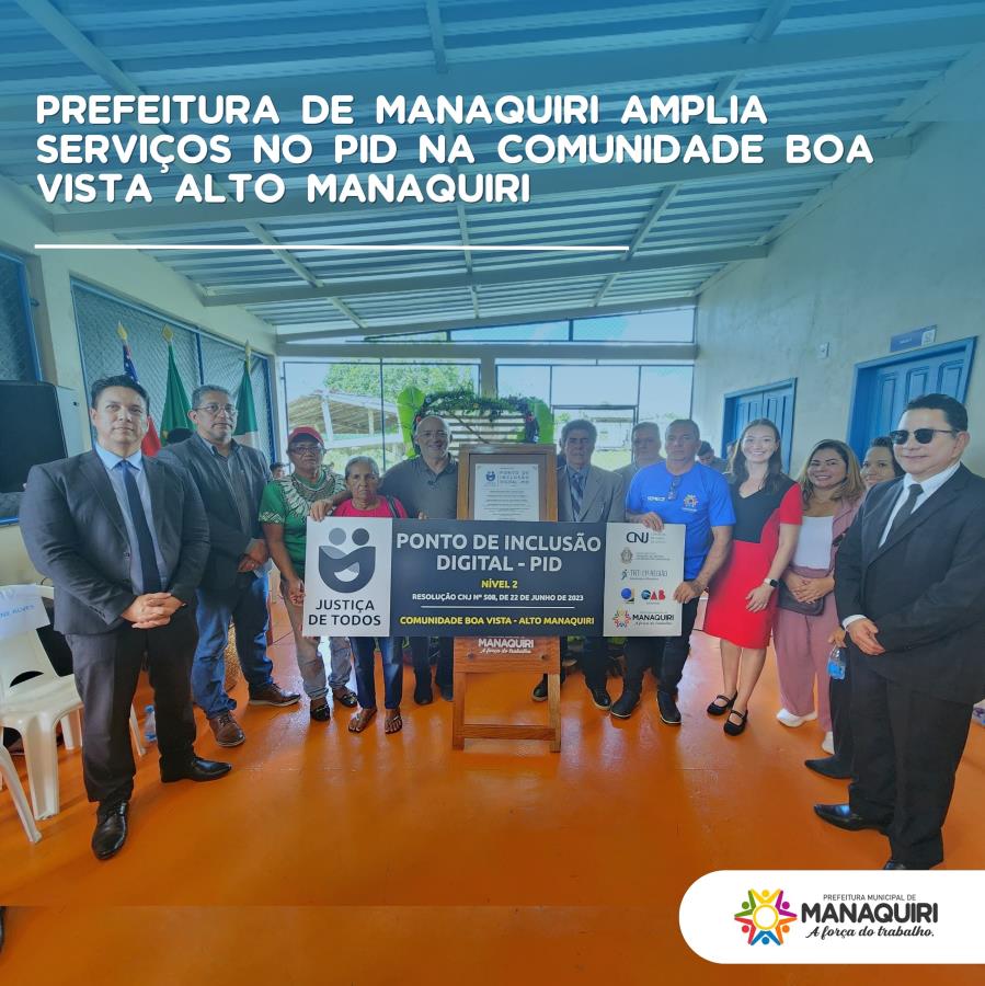 Prefeitura de Manaquiri amplia serviços no PID na comunidade Boa Vista Alto Manaquiri