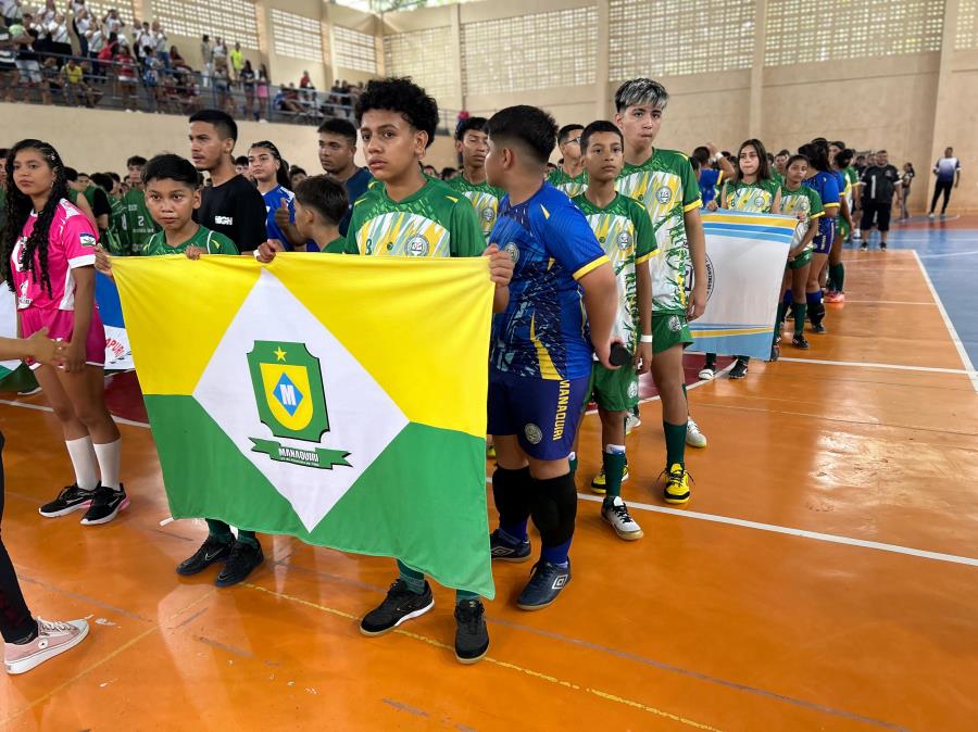 Com apoio da Prefeitura,  estudantes da rede publica municipal e estadual de ensino representam a seleção de Manaquiri na 45ª edição dos Jogos Escolares do Amazonas (JEA'S).