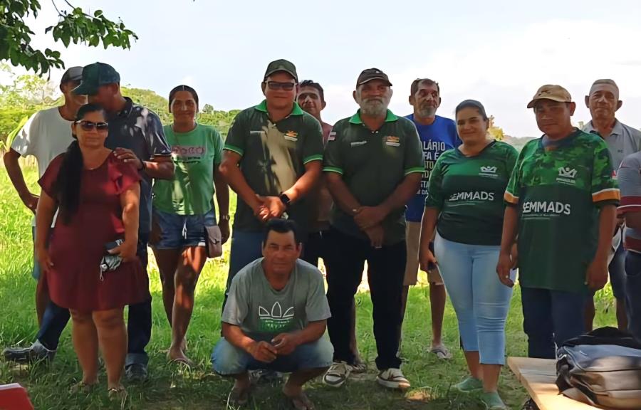 Secretaria de Meio Ambiente realizou nesta manhã de sexta-feira (12),uma reunião com a comunidade Costa do Aruanã