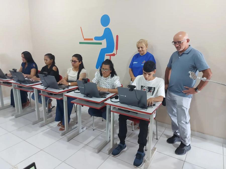 Início das atividades (modalidade EAD) no Polo Municipal de Apoio a Cursos a Distância em Manaquiri