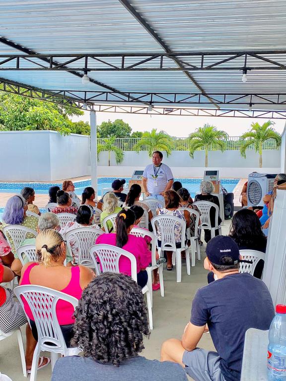 Prefeitura, em parceria com a Justiça Eleitoral, realiza palestra voltada aos idosos no Centro de Convivência