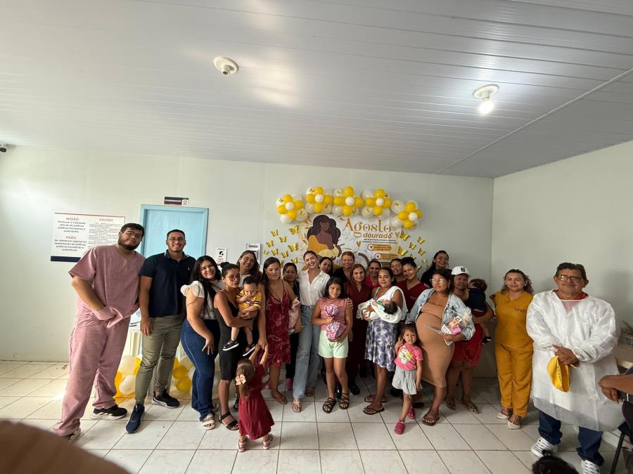 Manaquiri encerra programação do Agosto Dourado com ações voltadas a gestantes, lactantes e famílias