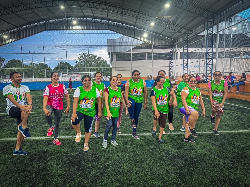 Projeto “Envelhecer para o Mundo Ver” promove mais uma tarde de atividades recreativas para idosos em Manaquiri.