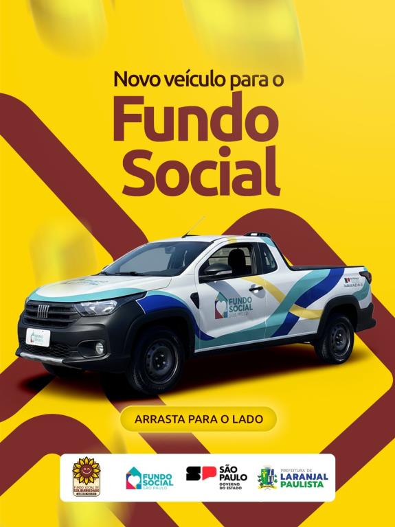 Novo veículo 0km para o Fundo Social de Laranjal Paulista!