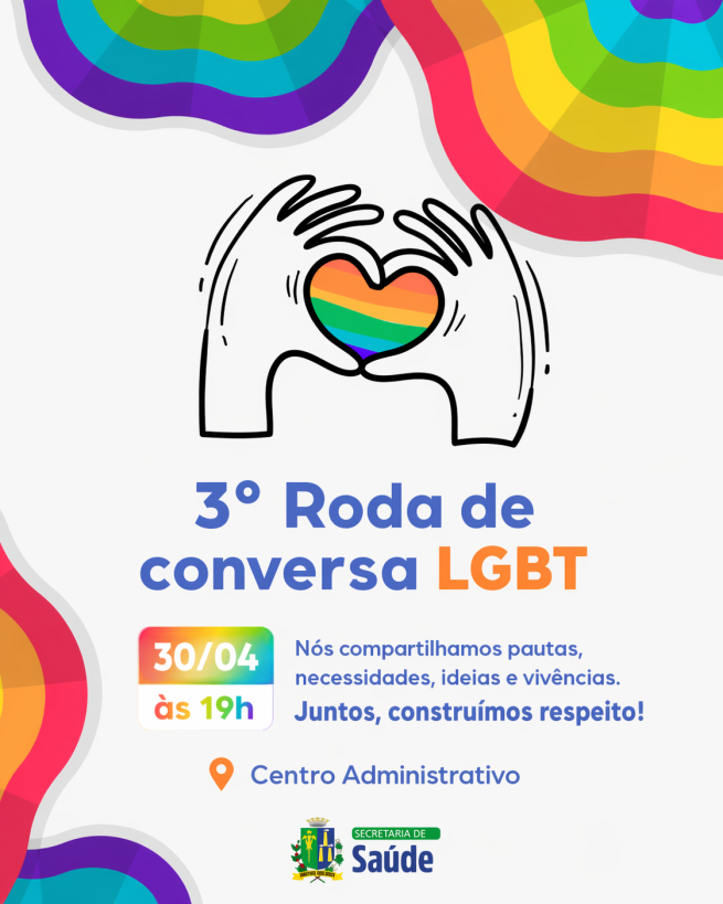 3ª roda de conversa LGBTQIAPN+ de 2026!