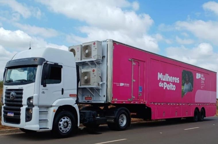 Carreta da Mamografia vai atender de  3 a 14 de março na Praça da Bíblia