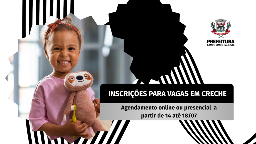 Campo Limpo Paulista anuncia nova data de inscrições para vagas em Creches