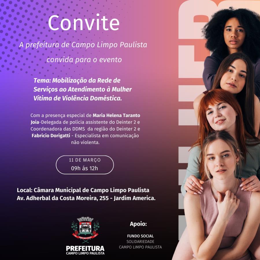 Prefeitura organiza evento em virtude do mês das mulheres