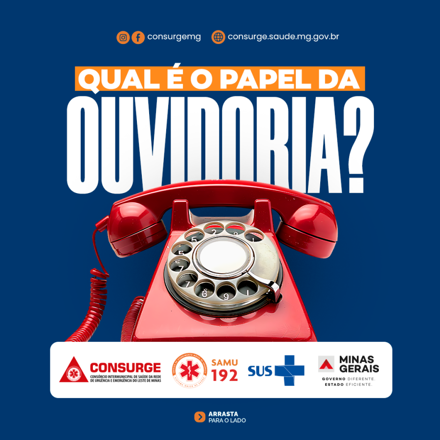 Conheça a Ouvidoria do Consurge/Samu
