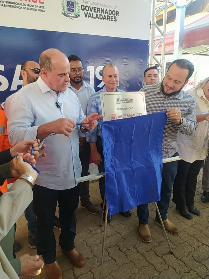 CONSURGE inaugura mais uma Unidade de Suporte Avançado do SAMU em Valadares Prefeito André Merlo aplaude iniciativa e afirma: “sonho de todos”