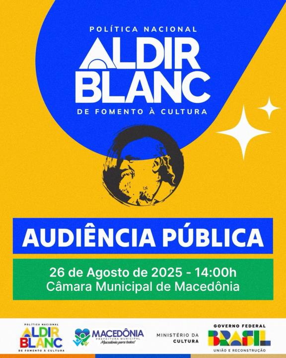 AUDIÊNCIA PÚBLICA - DA POLITICA NACIONAL ALDIR BLANC