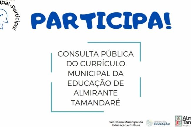 Consulta Pública - Currículo Municipal da Educação de Almirante Tamandaré. Paraná.