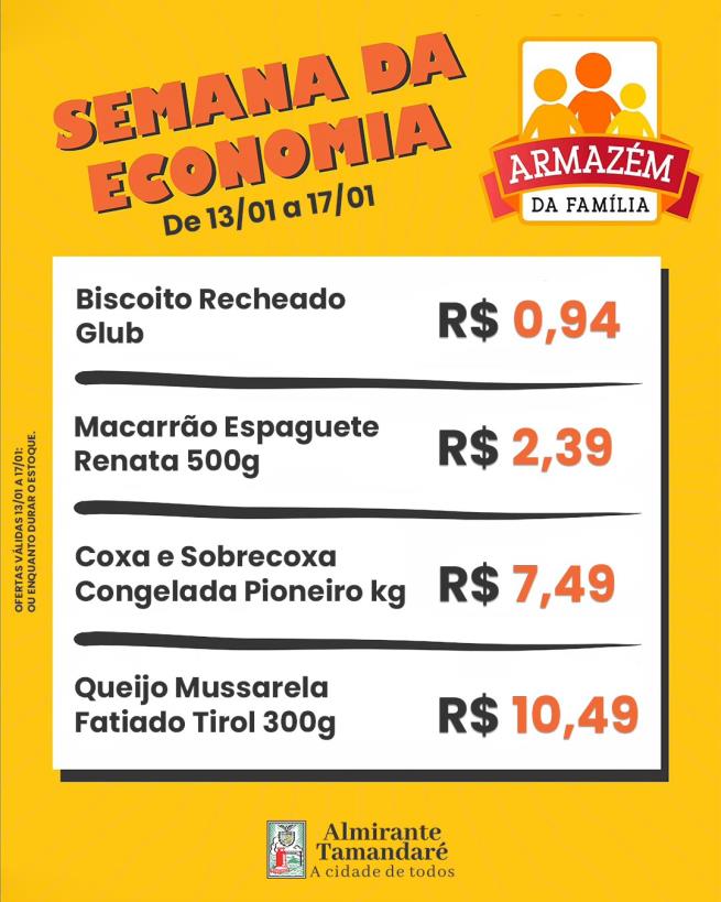 Semana da Economia - De 13/01 a 17/01