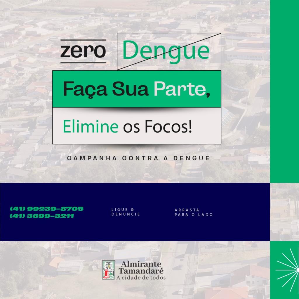 Prefeitura reforça medidas de prevenção contra a dengue em Almirante Tamandaré