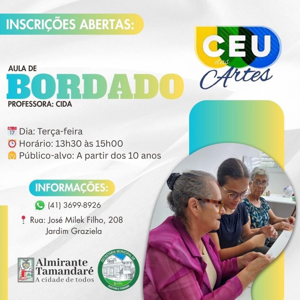 CEU das Artes amplia oportunidades e oferece atividades para toda a família em Almirante Tamandaré