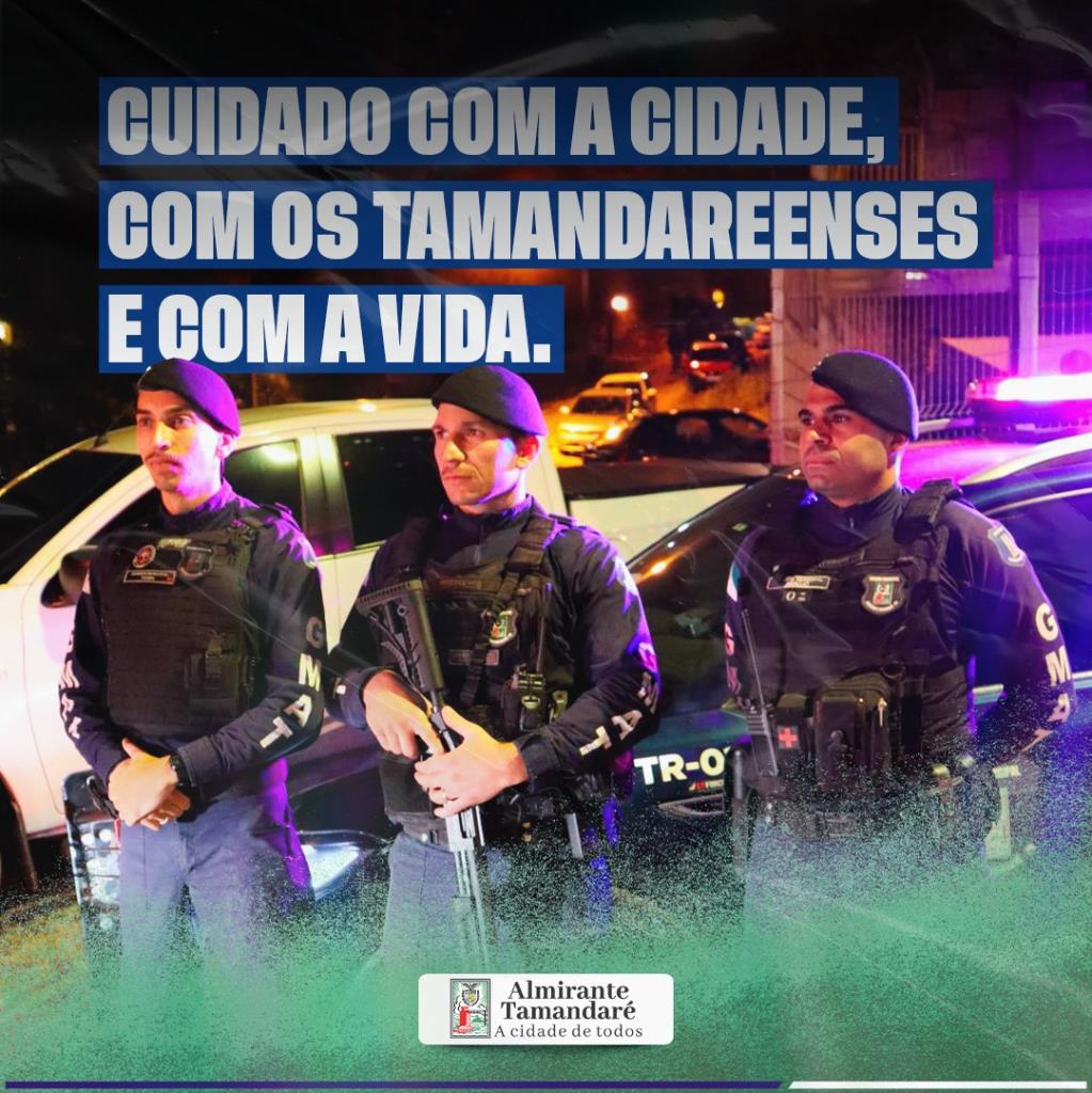 A Guarda Municipal de Almirante Tamandaré segue atuando com presença e responsabilidade