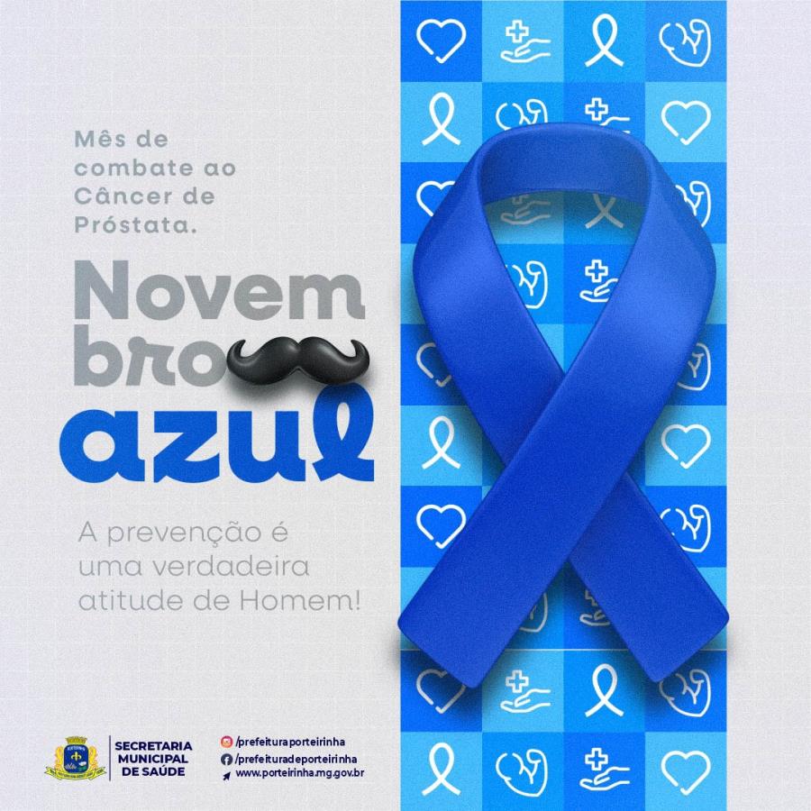 NOVEMBRO AZUL – MÊS DE COMBATE AO CÂNCER DE PRÓSTATA