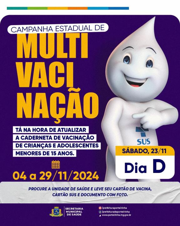 ATUALIZE A CADERNETA DE VACINAÇÃO DE SEU FILHO teste