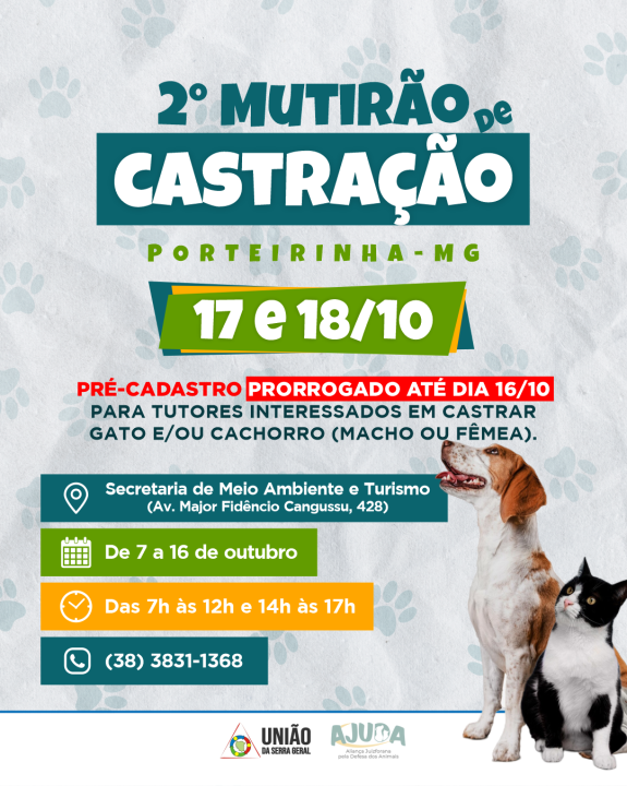 2º MUTIRÃO DE CASTRAÇÃO teste