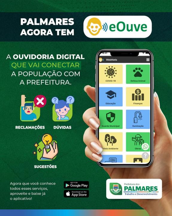 📲 PALMARES AGORA TEM eOUVE!