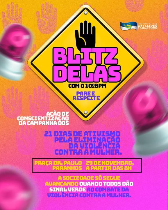 Blitz Delas na Praça Paulo Paranhos