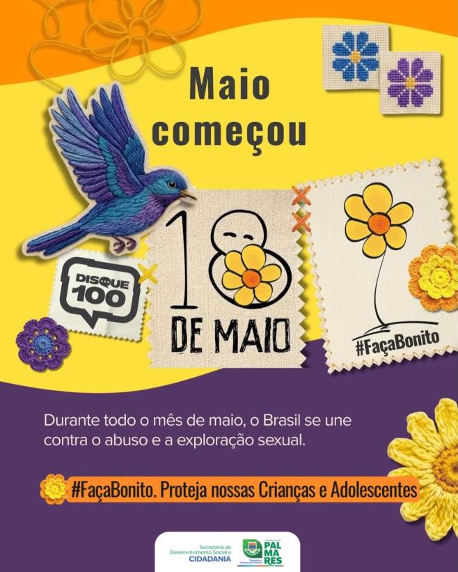 Maio chegou 🧡